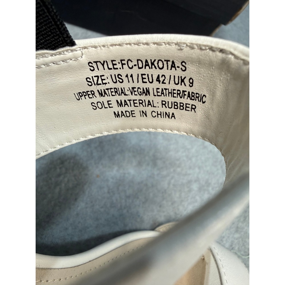 French Connection Dakota-S Sandal 11 White New Block Heel Slingback Box Office - Picture 4 of 16